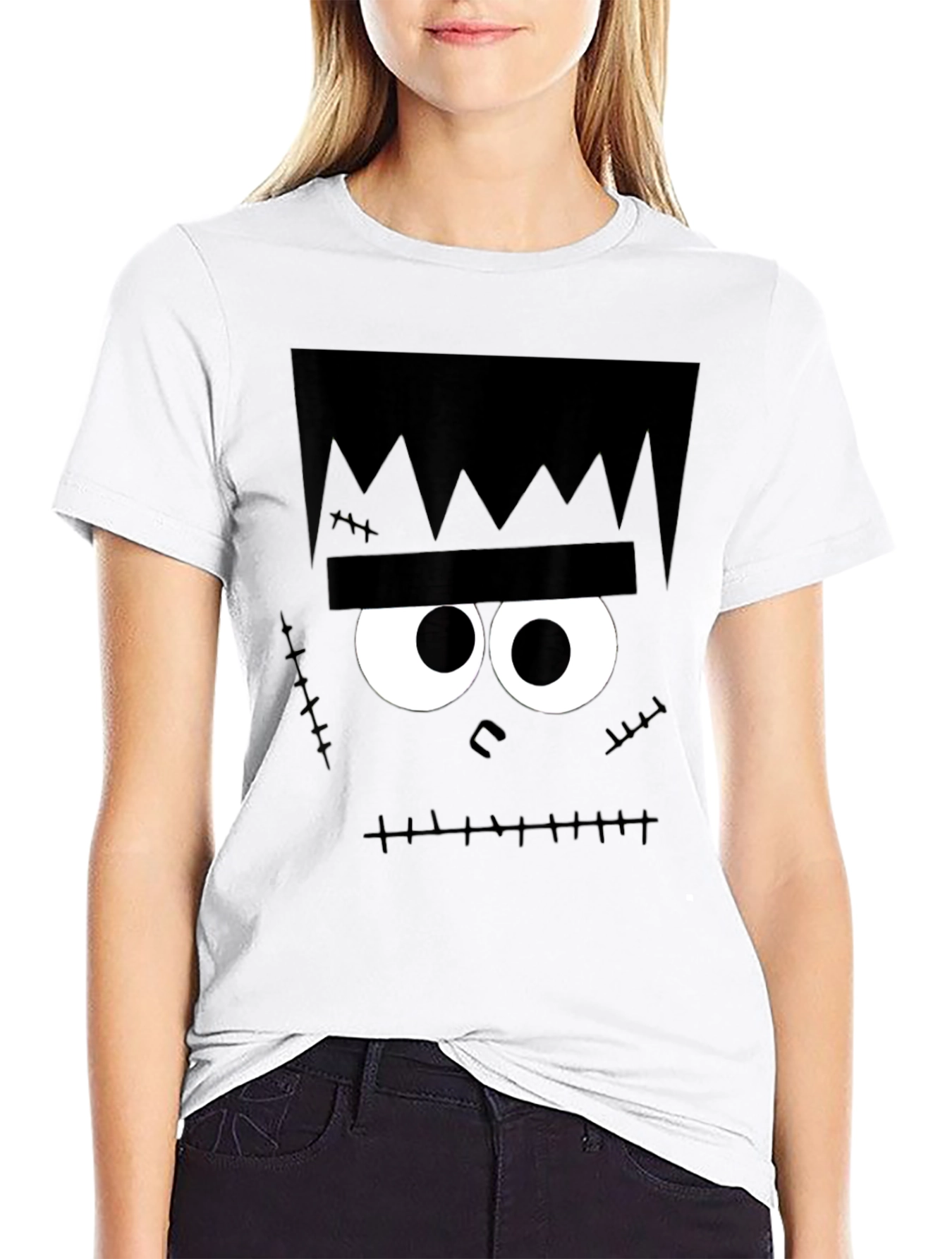 Frankenstein Graphic Tee - Halloween Shirt