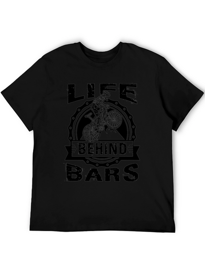 Life Behind Bars Cycling T-Shirt - Black