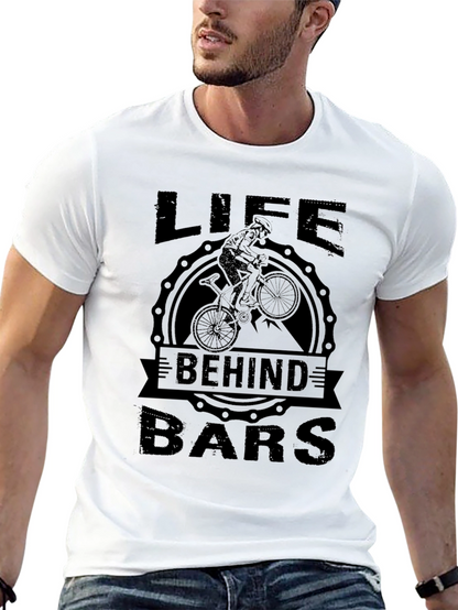 Life Behind Bars Cycling T-Shirt - Black