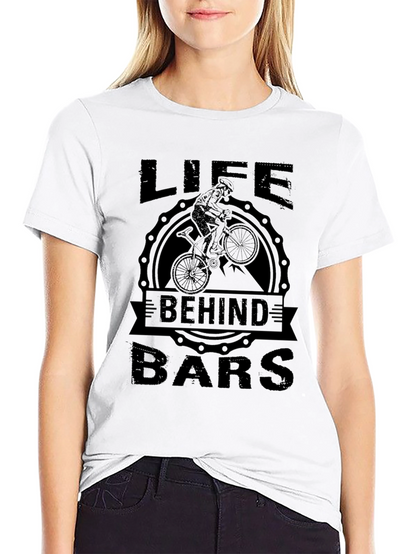 Life Behind Bars Cycling T-Shirt - Black