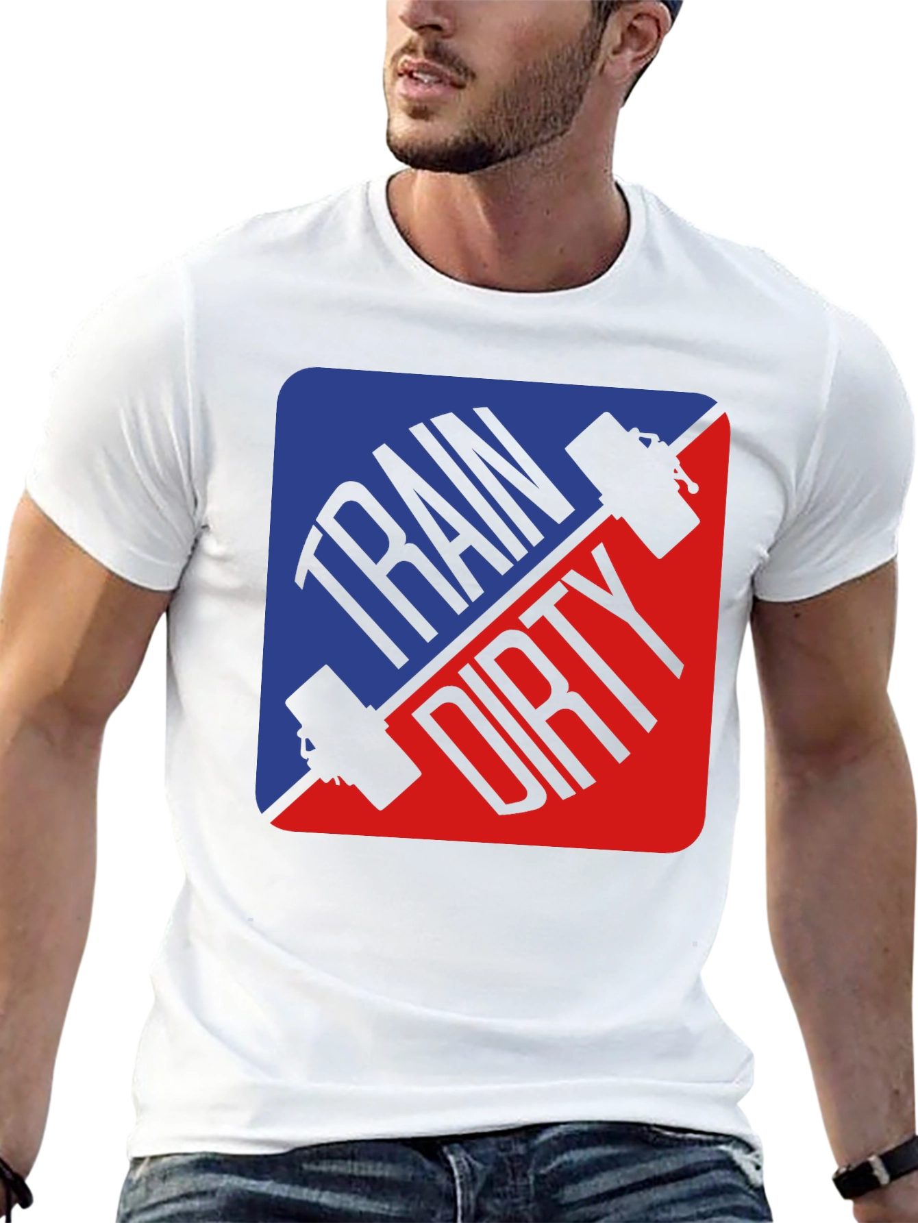 Train Dirty Fitness T-Shirt - Gym Workout Tee