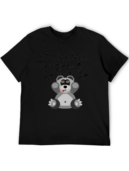Baller Bärchi Graphic Tee - Black Unisex T-Shirt