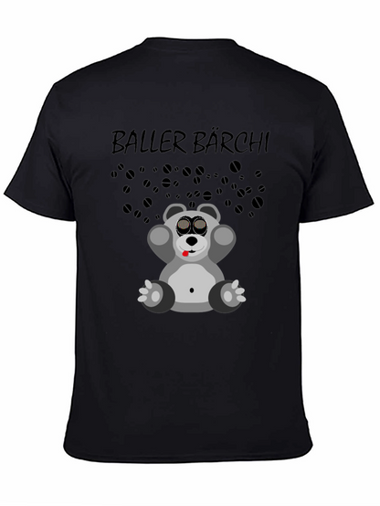 Baller Bärchi Graphic Tee - Black Unisex T-Shirt