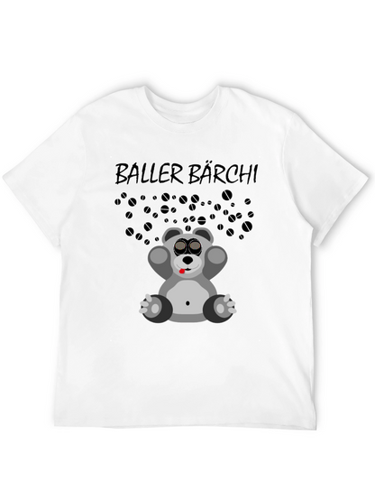 Baller Bärchi Graphic Tee - Black Unisex T-Shirt