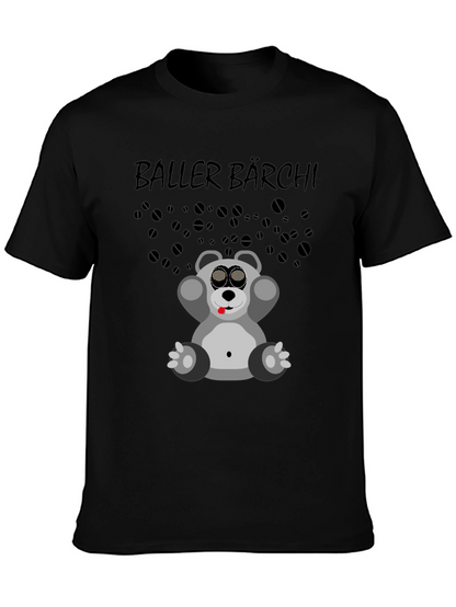 Baller Bärchi Graphic Tee - Black Unisex T-Shirt