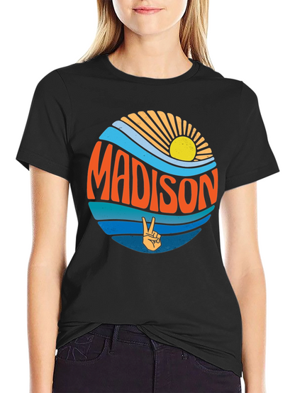Madison Peace Sign Graphic Tee