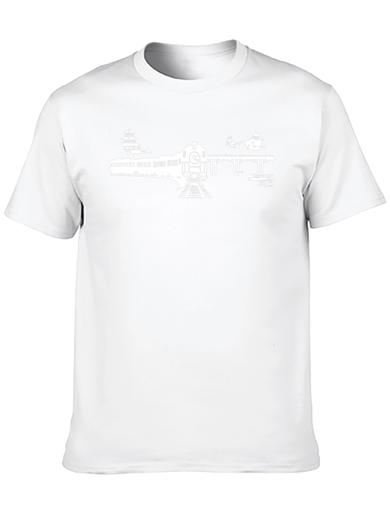 Train Graphic Tee - Classic Black