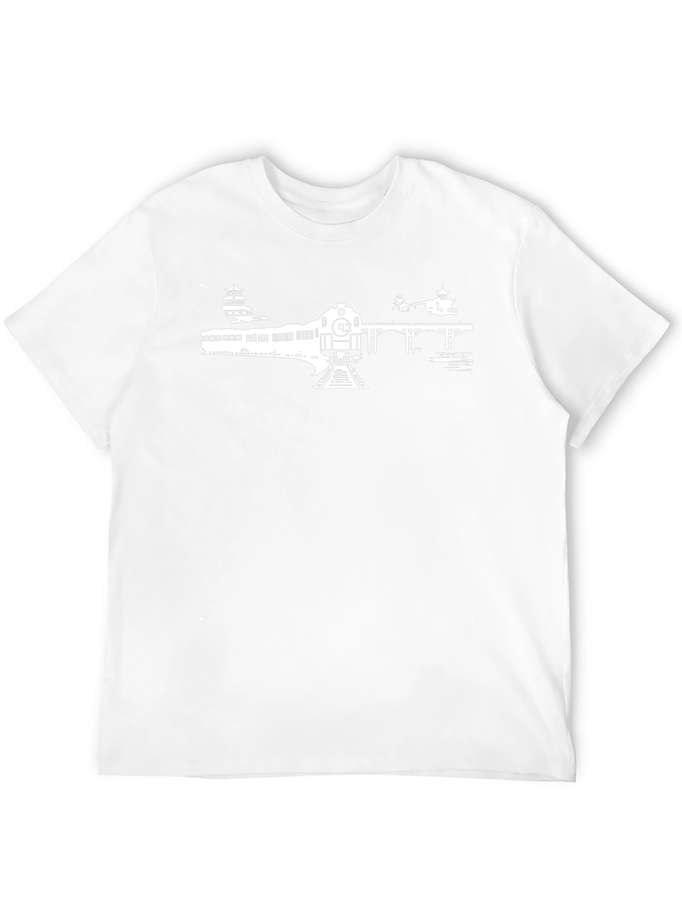 Train Graphic Tee - Classic Black