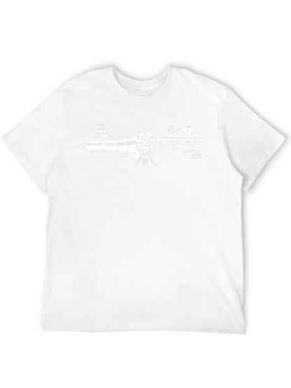Train Graphic Tee - Classic Black