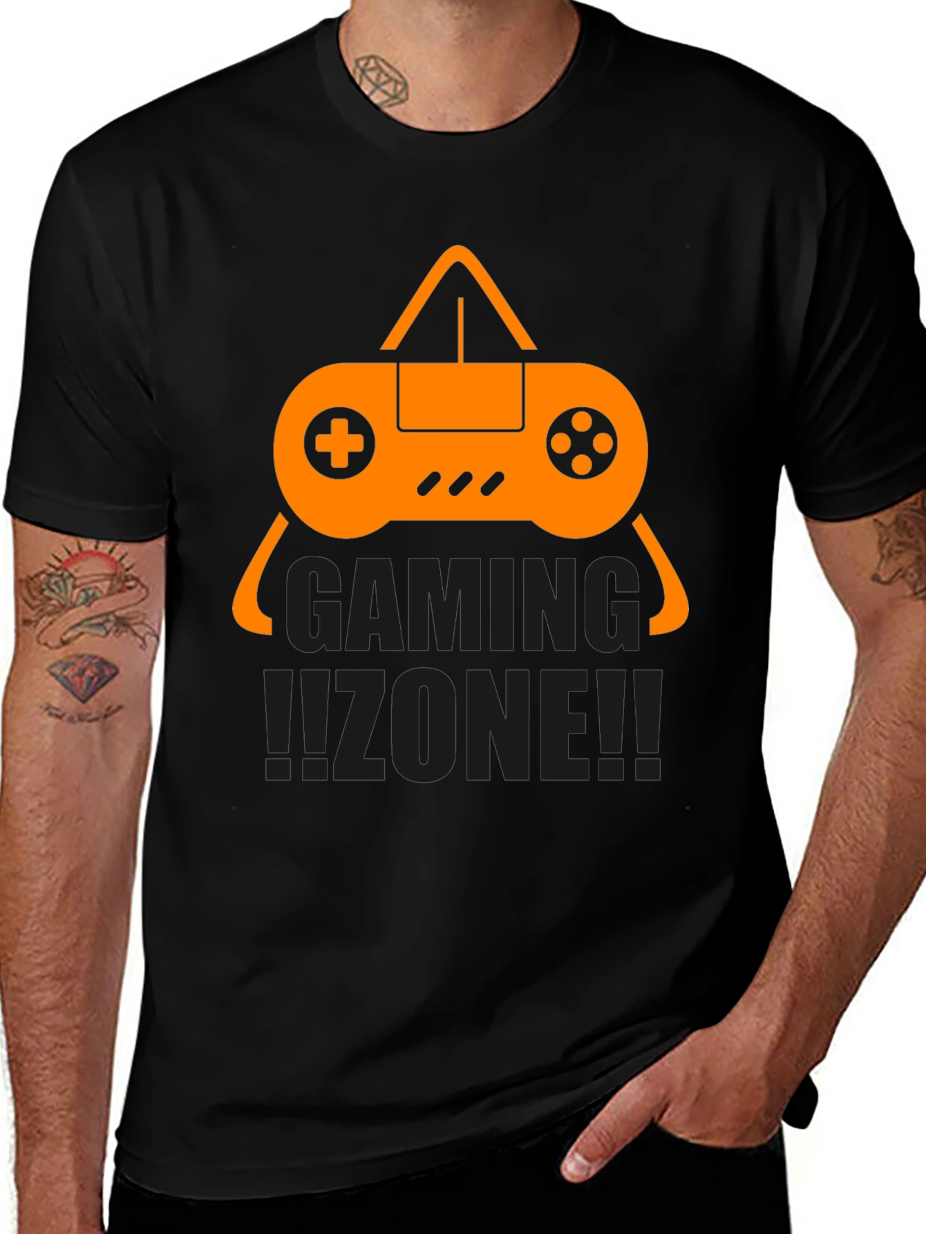 Gaming Zone Black T-Shirt