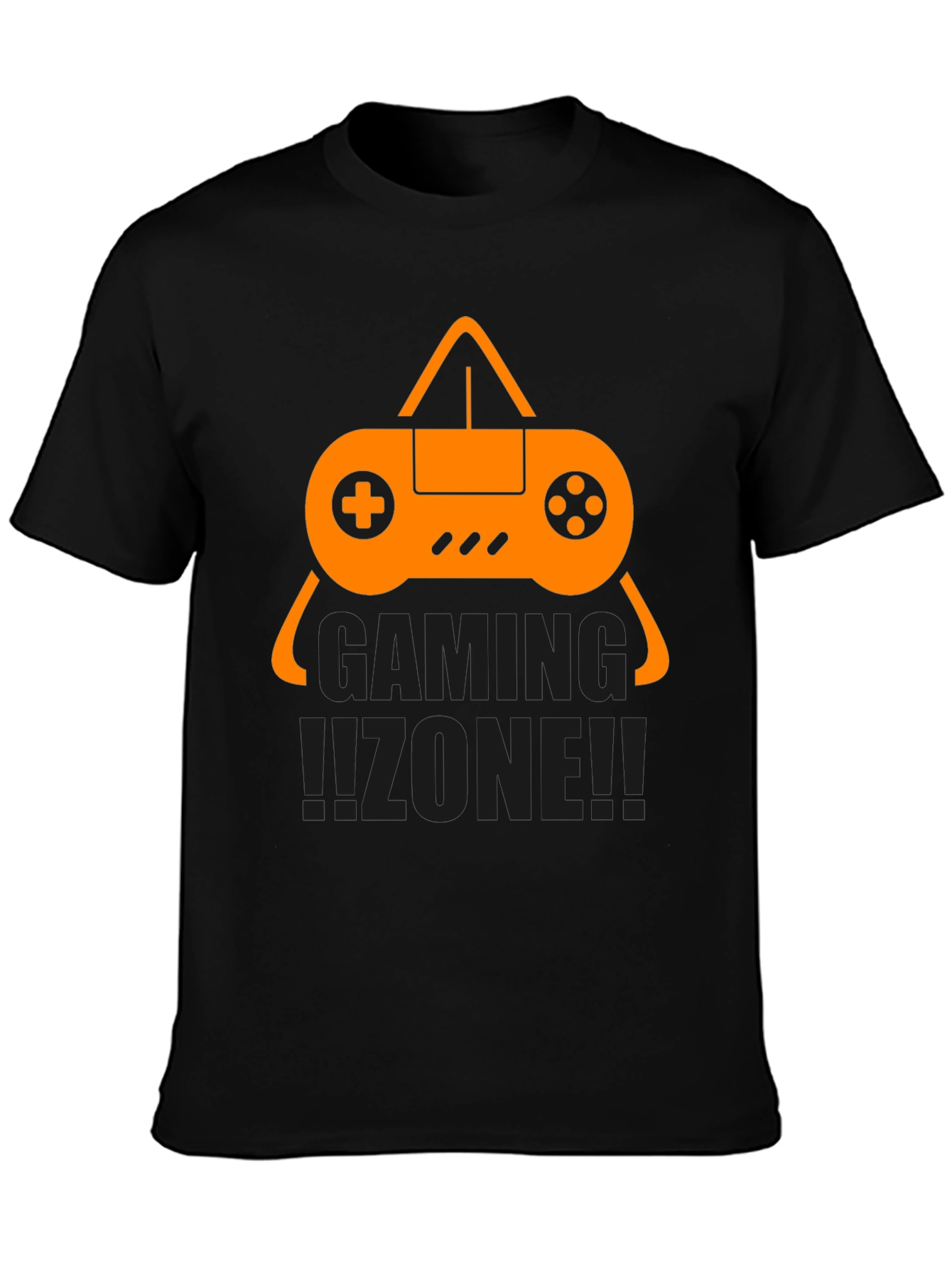Gaming Zone Black T-Shirt
