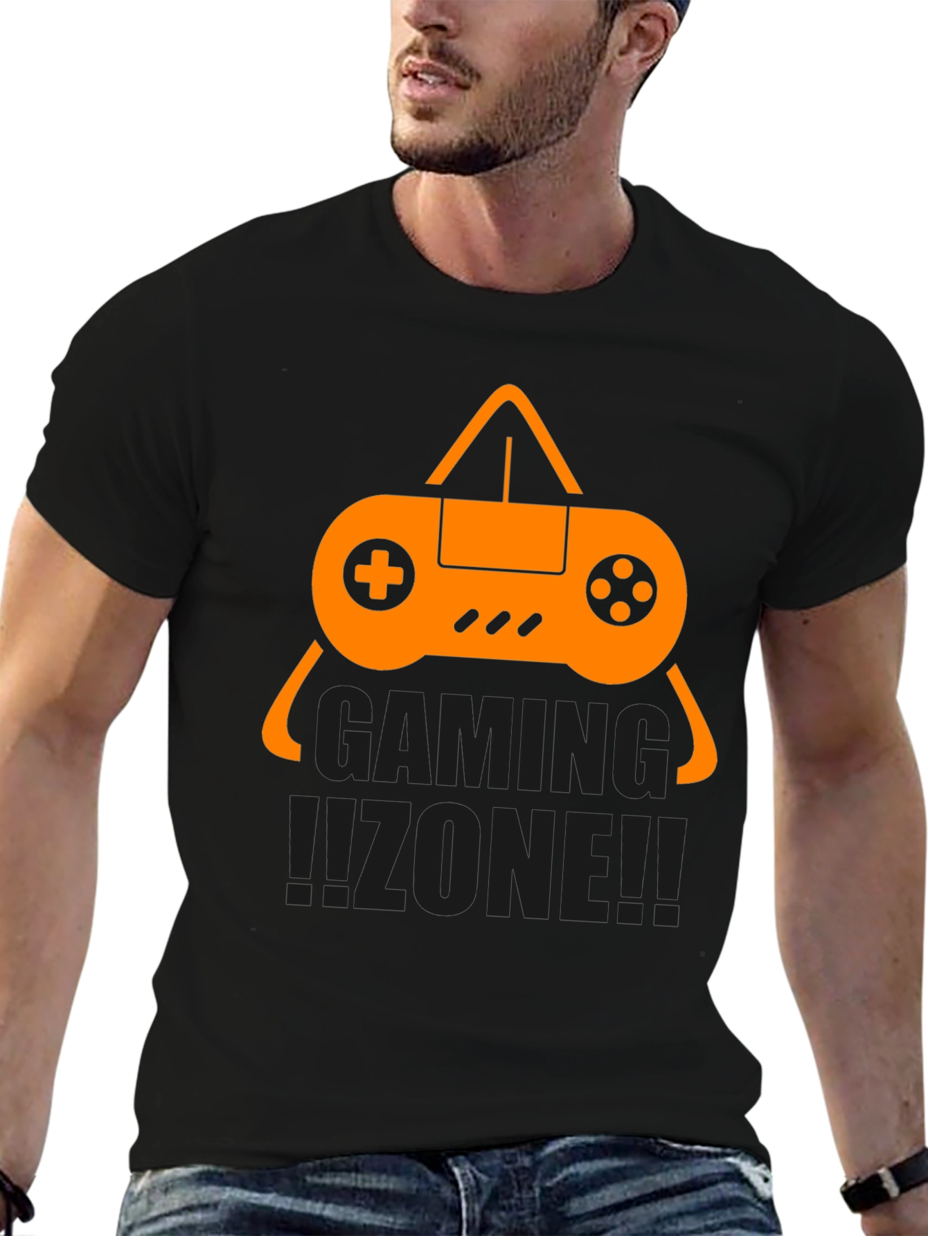 Gaming Zone Black T-Shirt