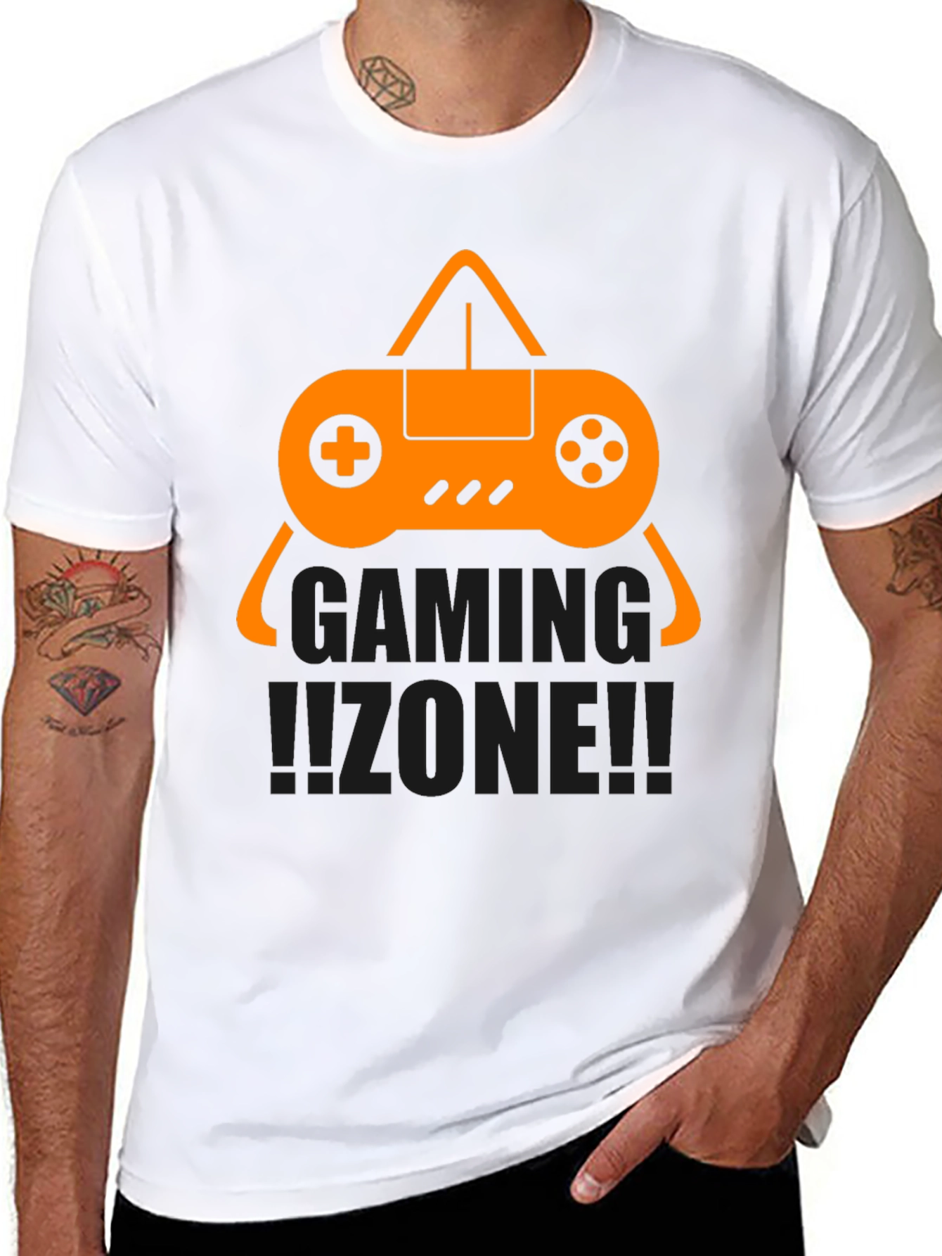 Gaming Zone Black T-Shirt