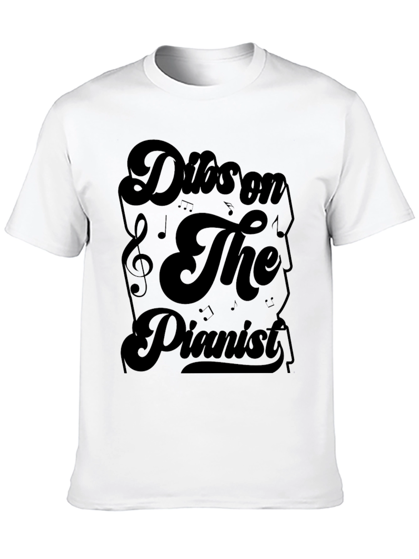 Dibs on The Pianist Black Graphic Tee