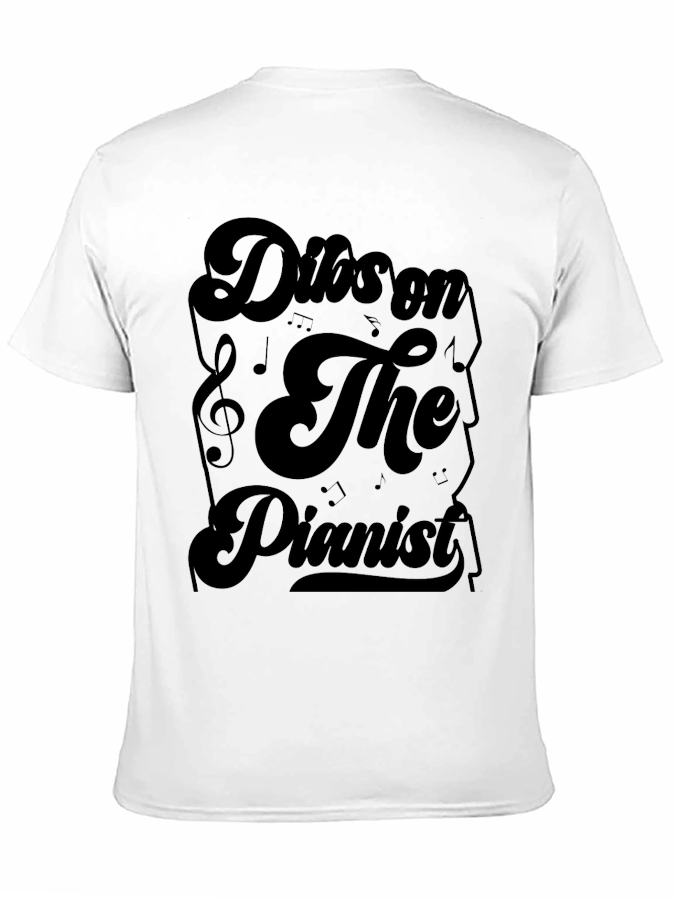 Dibs on The Pianist Black Graphic Tee