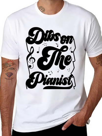 Dibs on The Pianist Black Graphic Tee