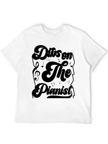 Dibs on The Pianist Black Graphic Tee