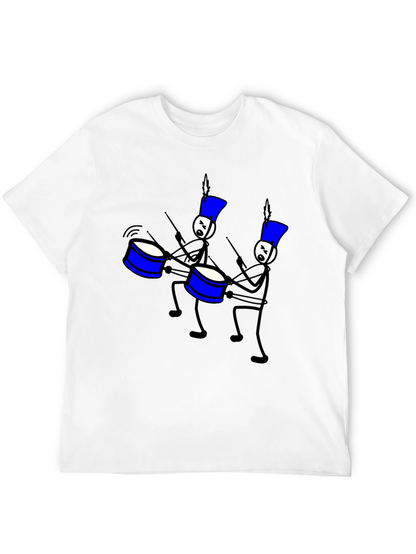 Drum Line T-Shirt: Marching Band Fun