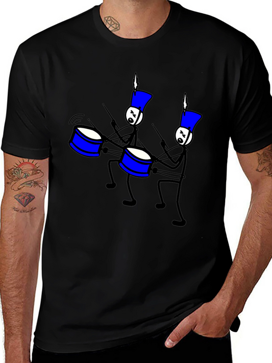 Drum Line T-Shirt: Marching Band Fun