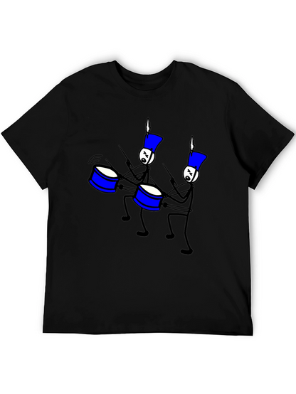 Drum Line T-Shirt: Marching Band Fun