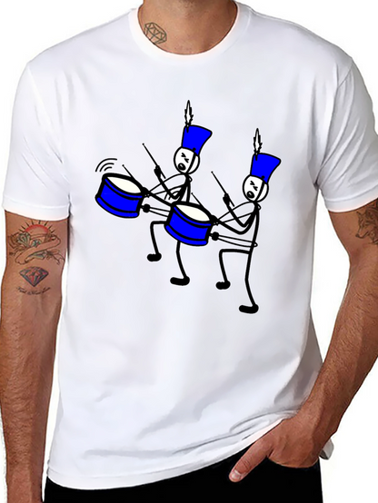 Drum Line T-Shirt: Marching Band Fun
