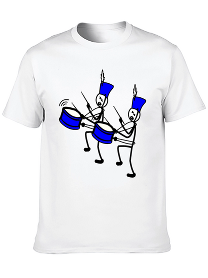 Drum Line T-Shirt: Marching Band Fun