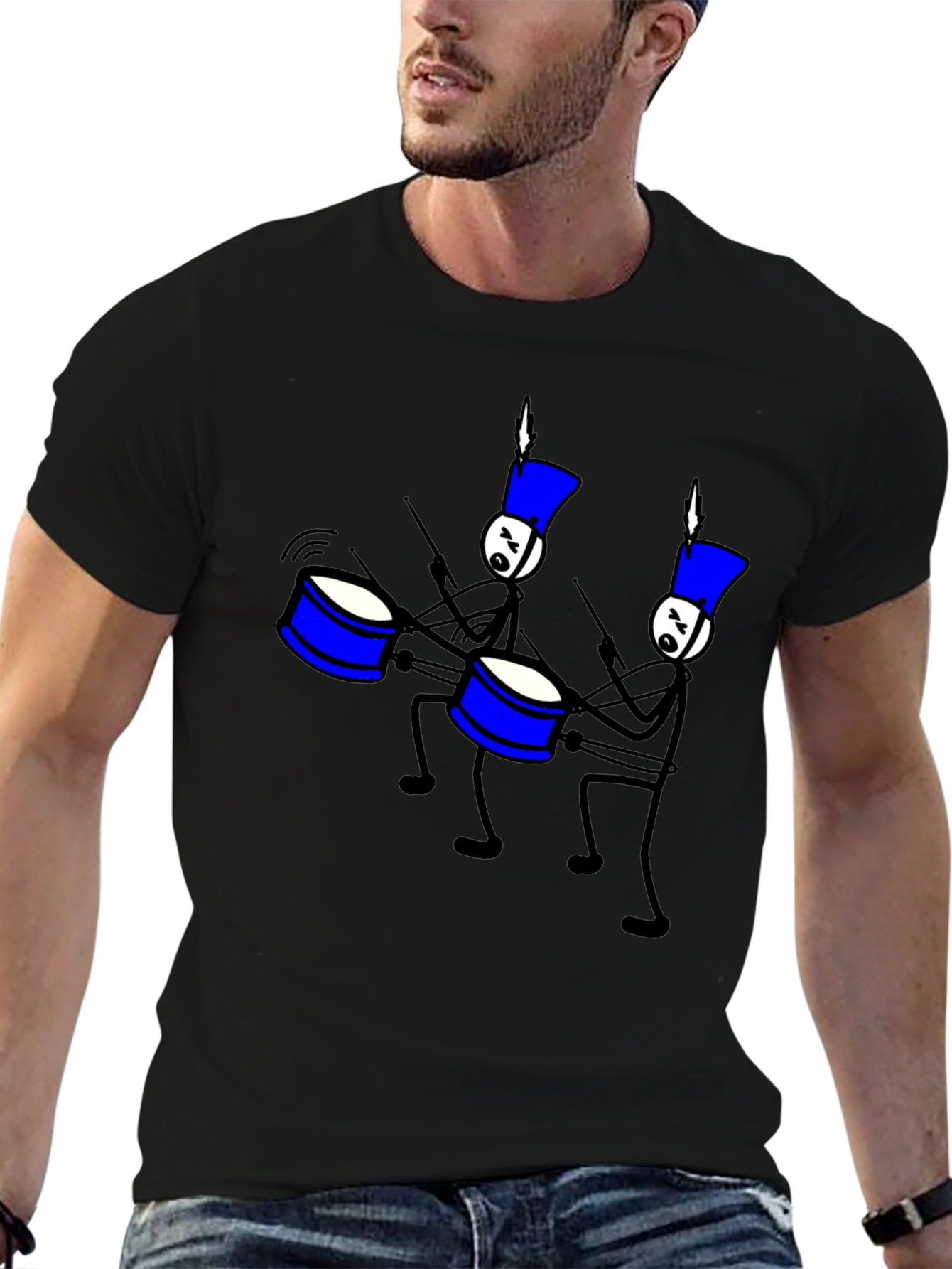 Drum Line T-Shirt: Marching Band Fun
