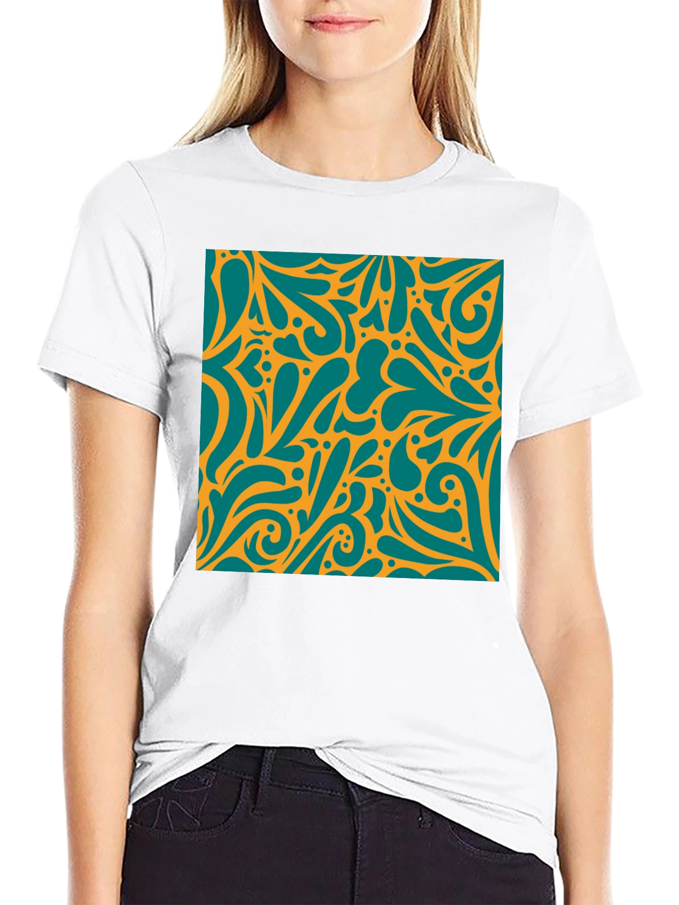 Abstract Pattern T-Shirt - Stylish & Unique