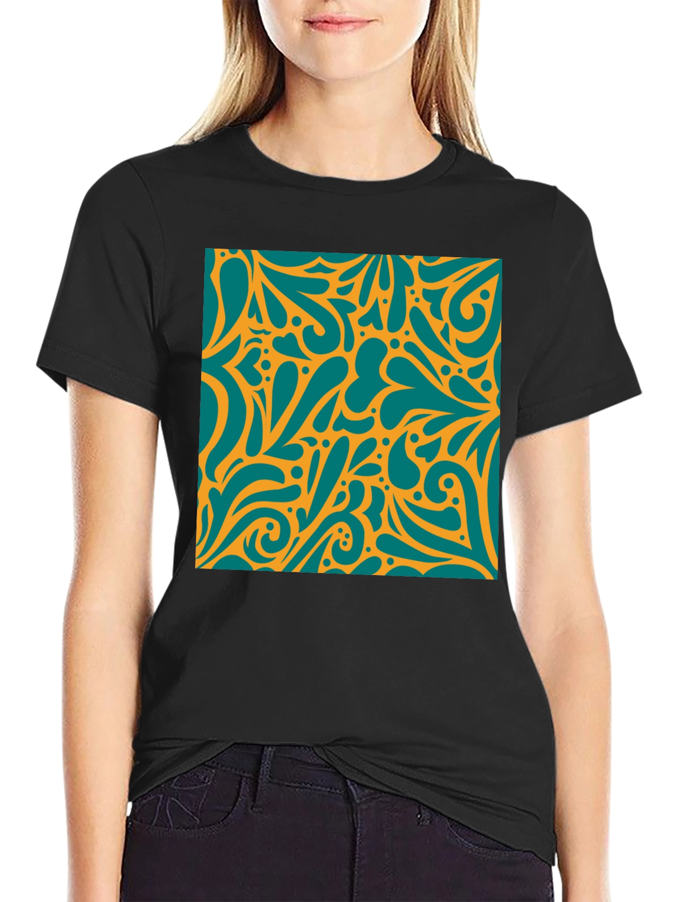 Abstract Pattern T-Shirt - Stylish & Unique