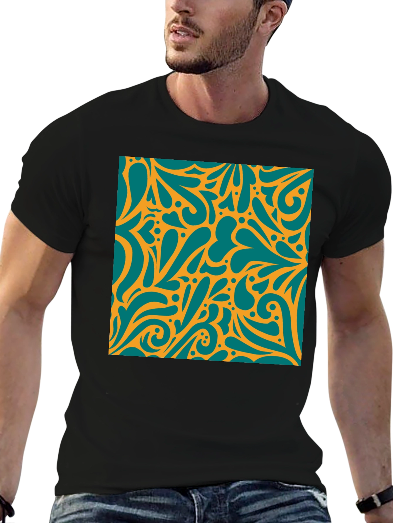Abstract Pattern T-Shirt - Stylish & Unique