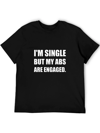 Single Abs Engaged Graphic T-Shirt