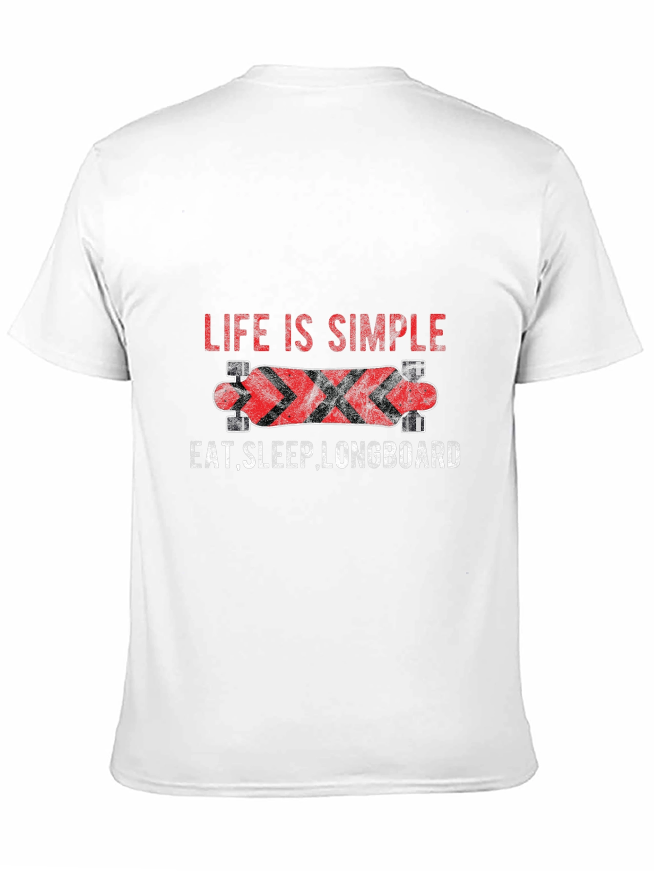 Life Is Simple Longboard Graphic Tee