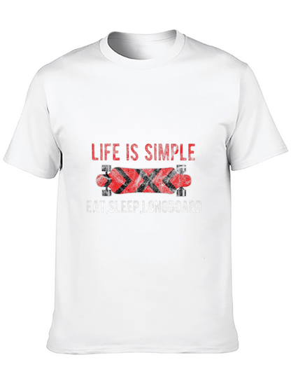 Life Is Simple Longboard Graphic Tee