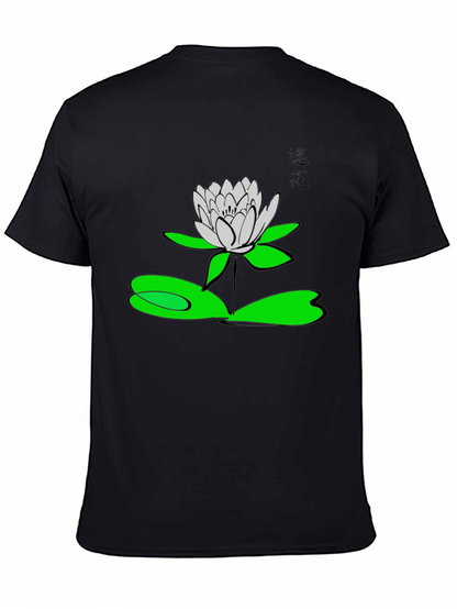 Lotus Flower Graphic T-Shirt