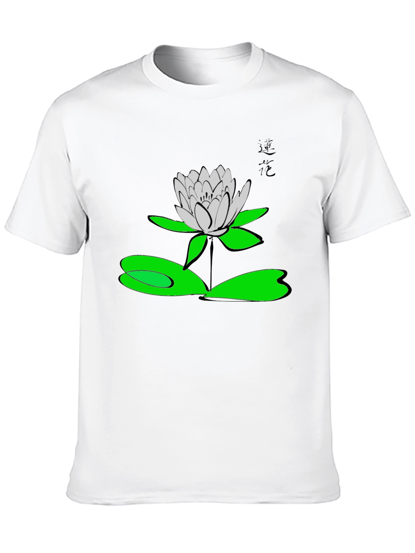Lotus Flower Graphic T-Shirt