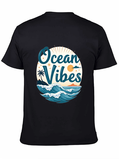 Ocean Vibes Black T-Shirt