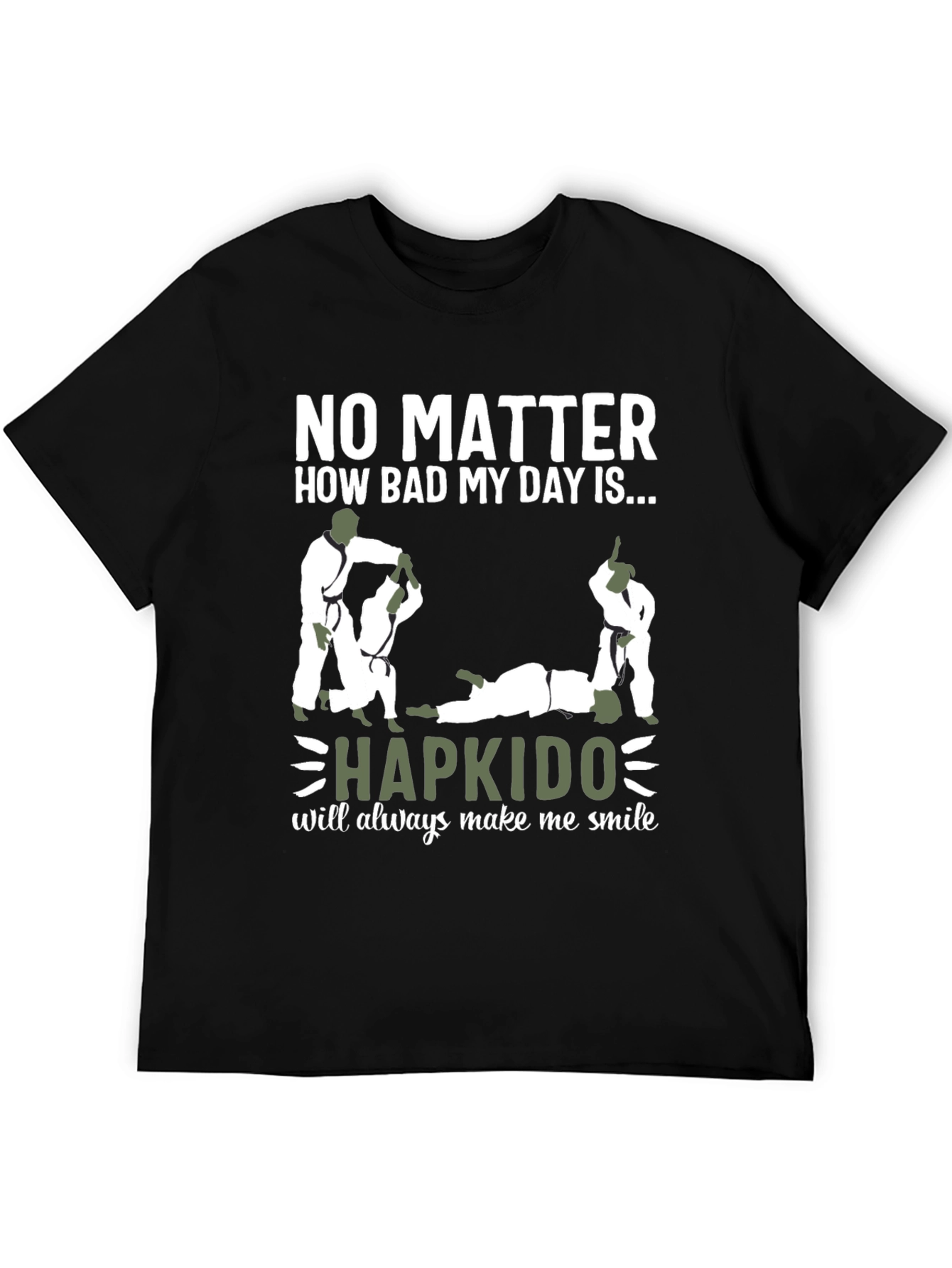 Hapkido T-Shirt: Makes Me Smile Design