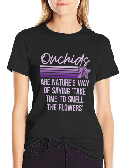 Orchids Natures Way Graphic T-Shirt