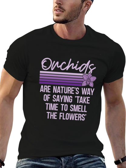 Orchids Natures Way Graphic T-Shirt