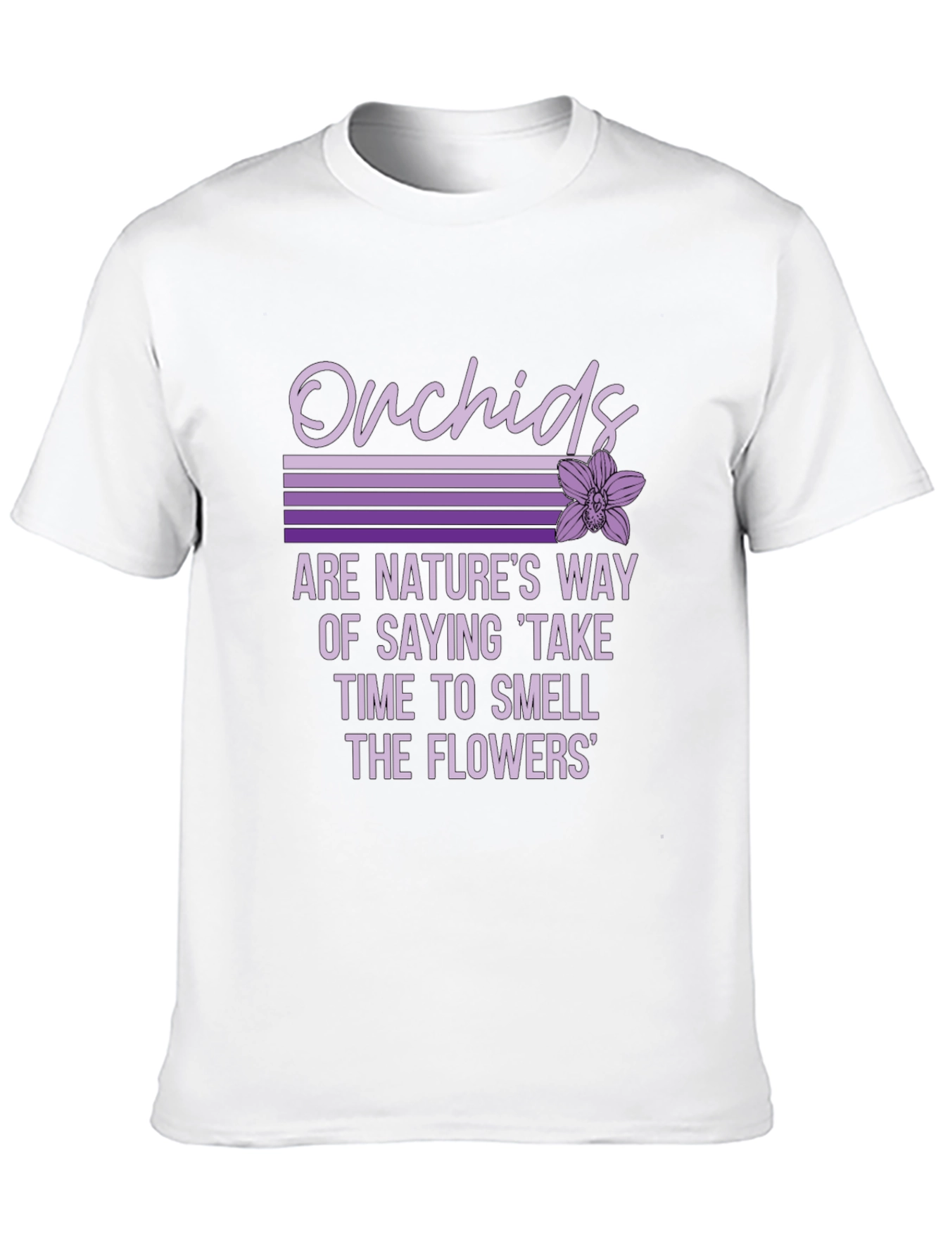 Orchids Natures Way Graphic T-Shirt