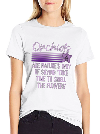 Orchids Natures Way Graphic T-Shirt
