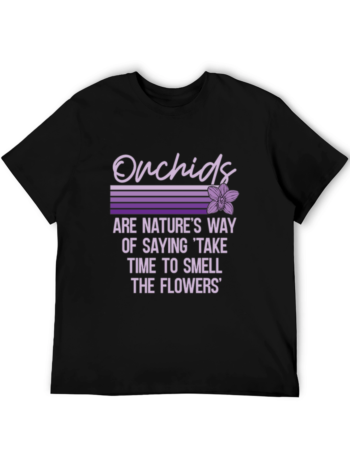 Orchids Natures Way Graphic T-Shirt