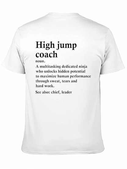 High Jump Coach Definition T-Shirt
