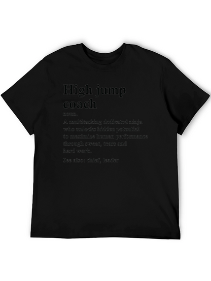 High Jump Coach Definition T-Shirt