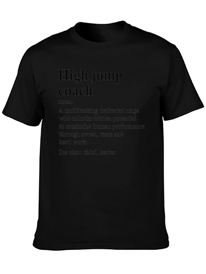 High Jump Coach Definition T-Shirt