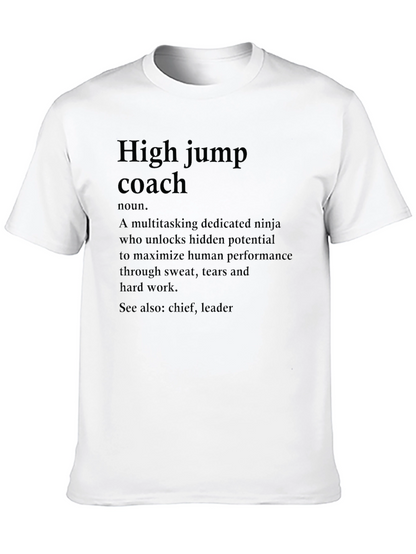 High Jump Coach Definition T-Shirt