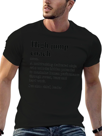 High Jump Coach Definition T-Shirt