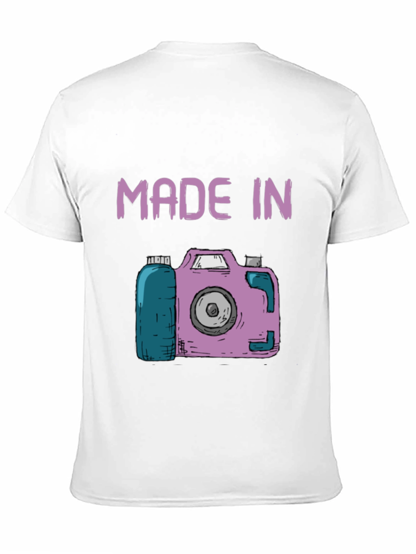 Made In Camera T-Shirt - Unique Photography Gift