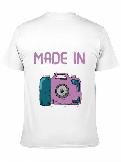 Made In Camera T-Shirt - Unique Photography Gift