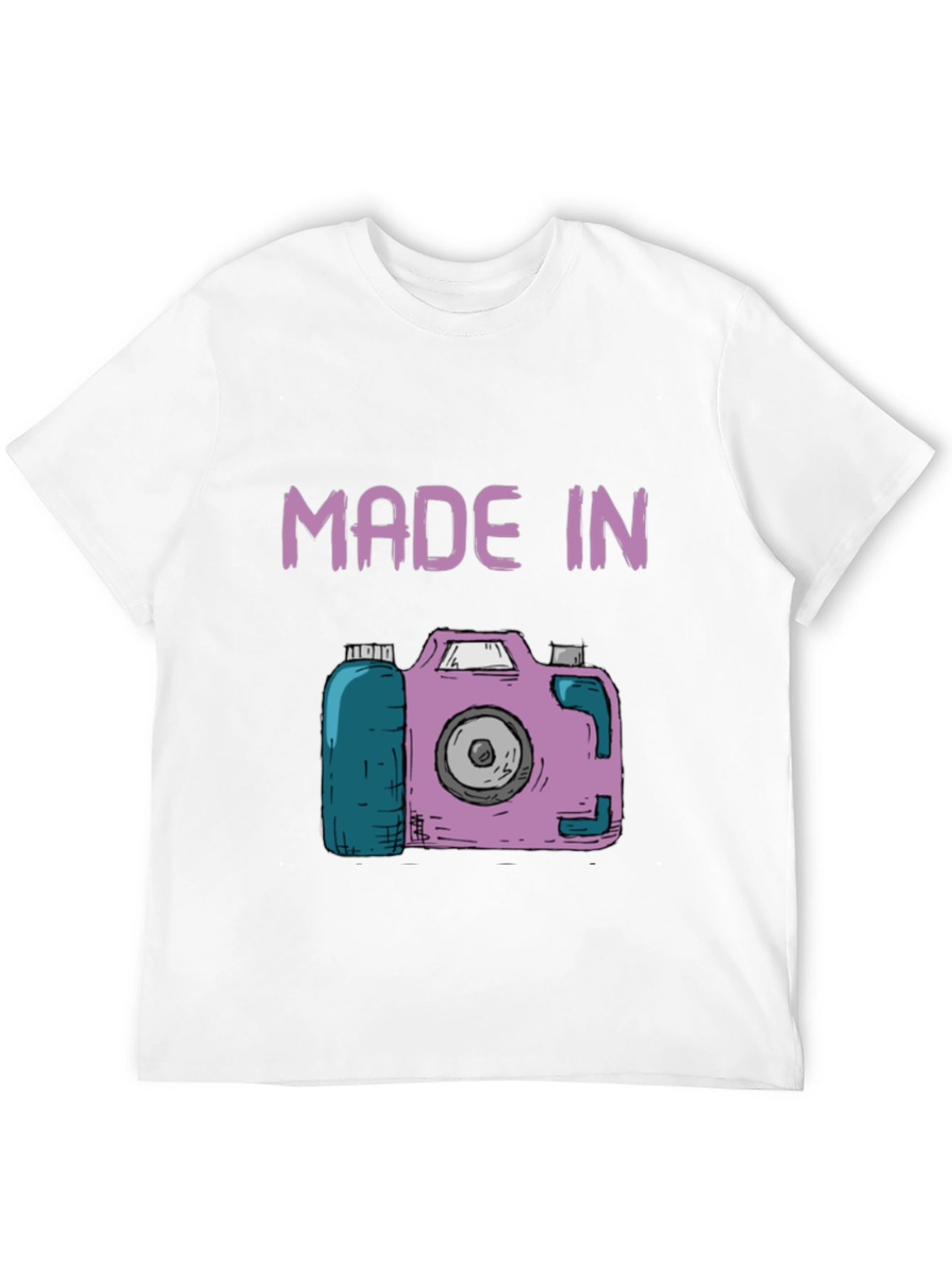 Made In Camera T-Shirt - Unique Photography Gift